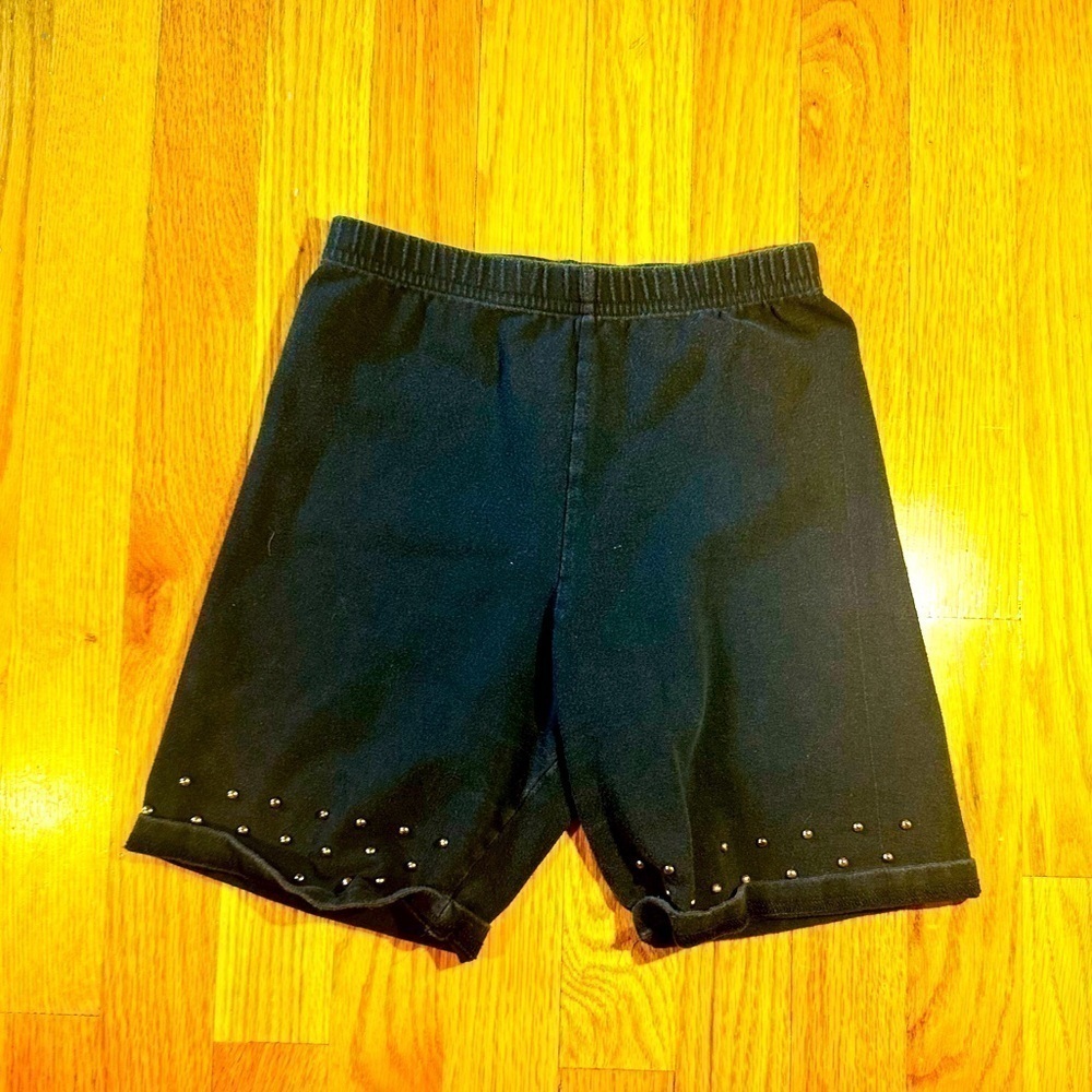 Baja Blue Vintage Saks Fifth Avenue Black Biker Shorts​